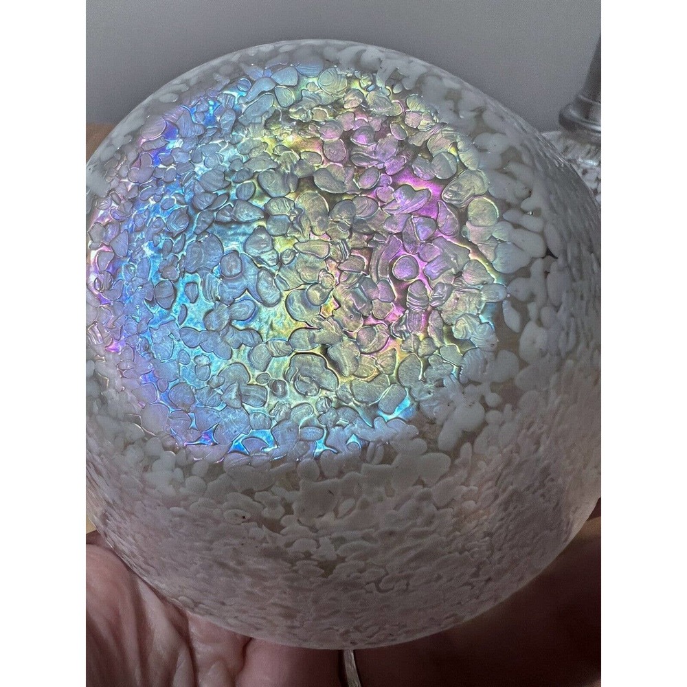 2 iridescent Glass Fragrance Oil Diffuser Lamps READ! - Picture 3 of 5